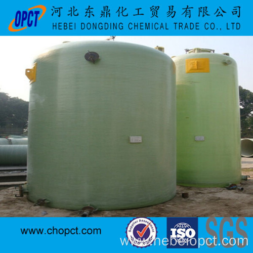 FRP GRP tank for storage chemicals vertical type